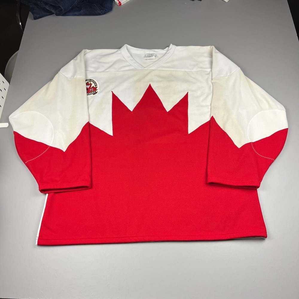 Dream Weaver Hockey Jersey Mens XXL White Red Canada 1972 Team of the Century